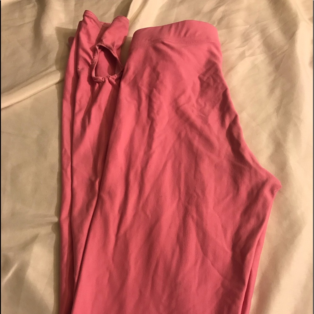 Pink leggings Xs